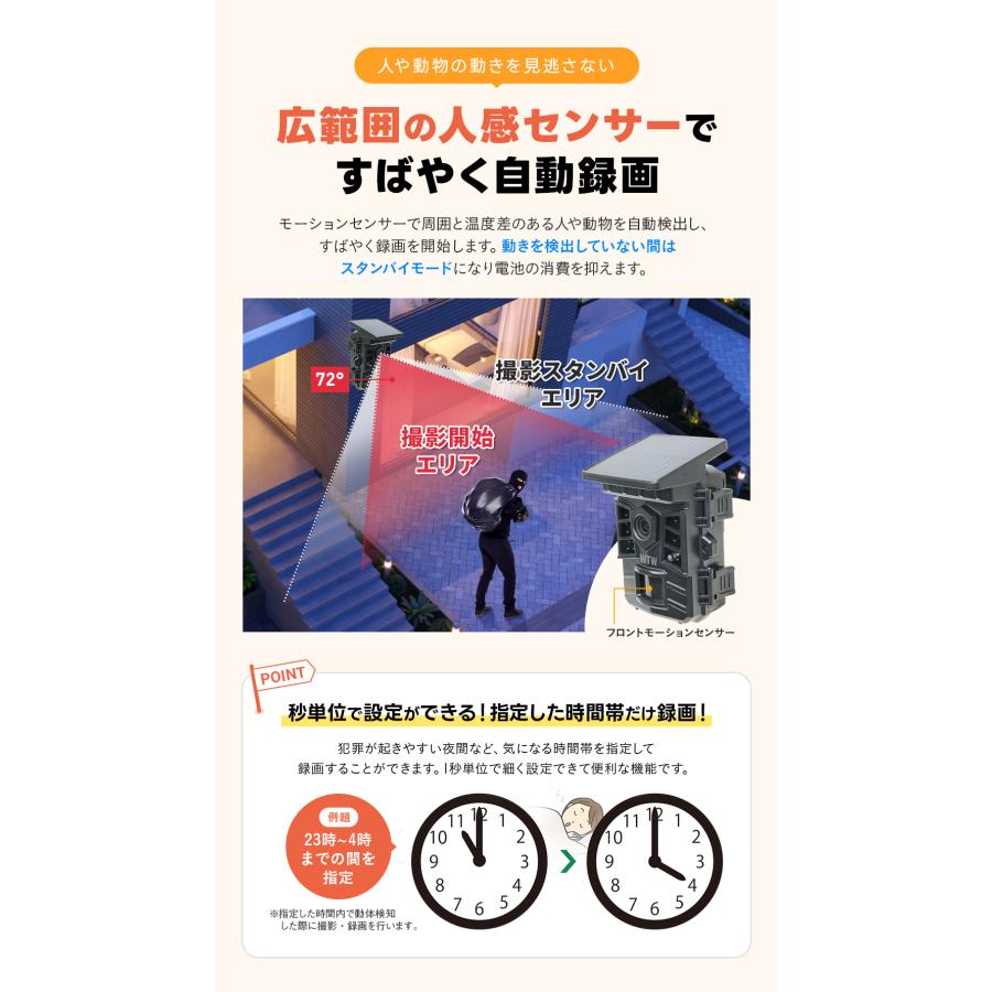 防犯カメラトレイルカメラ 1600万画素 夜間対応 日本語取扱説明書 2台セット 防犯カメラトレイルカメラ 1600万画素 夜間対応 日本語取扱説明