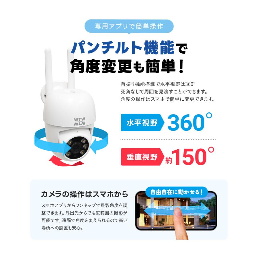 Amazon.co.jp: WTW塚本無線 防犯カメラ みてるちゃん123 Wi-Fi