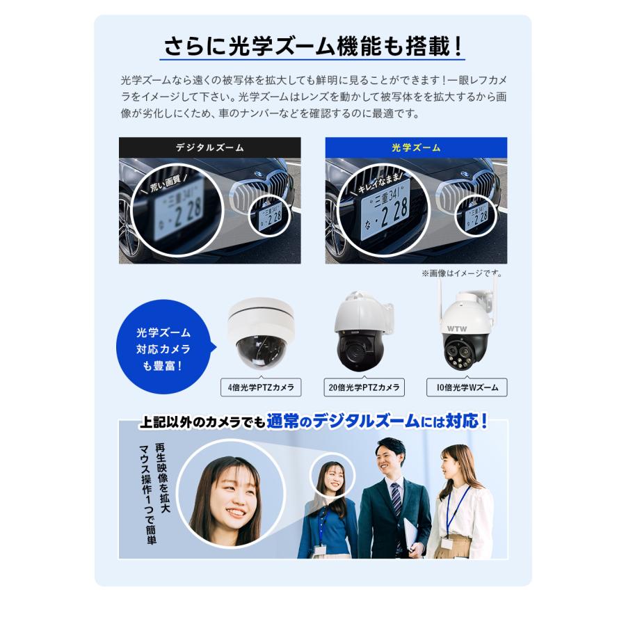 防犯カメラセット ８台FTJP-W88102T 800万画素・双方向通話】4K POE防犯カメラセット8台 音声録画