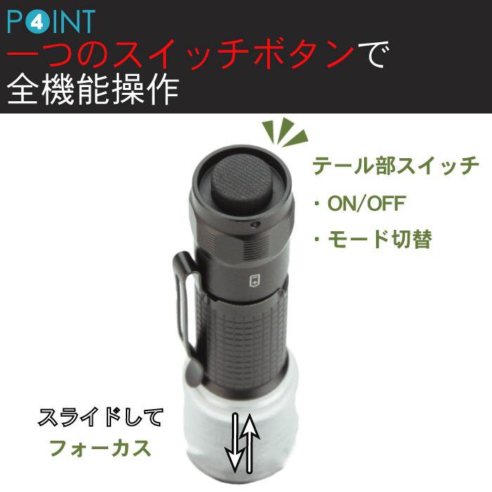 PEETPEN 【C6】 800ルーメン WUBENカスタム LED 充電式 懐中電灯 防水 WUBEN(ウーベン)姉妹ブランド【送料無料】 |  | 10