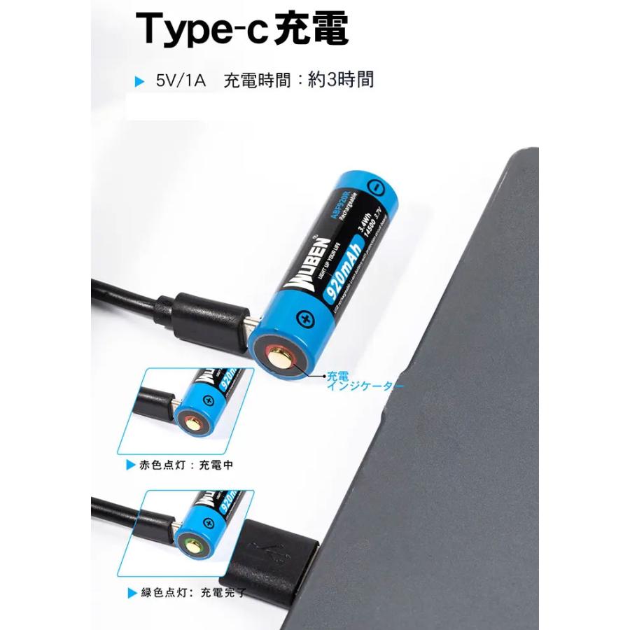 【WUBEN】【E8】超小型軽量 EDC LED懐中電灯 ledハンディライト フラッシュライト 明るさ最大1300ルーメン[TYPE-C充電] |  | 15