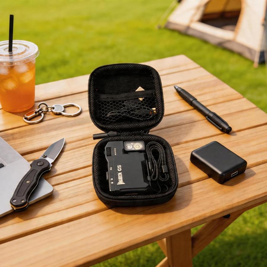 【爆買】WUBEN G5専用キャリーケース、EDC懐中専用電灯ポーチ、レザー収納バッグ アウトドアでの使用に最適 G5-Box　型番【G5-Case】 | WUBEN | 03