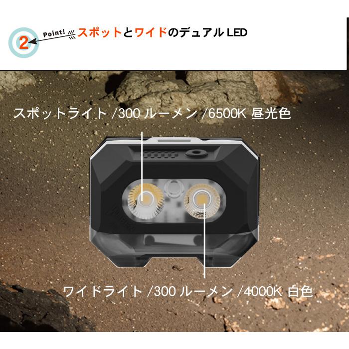 【WUBEN】【H4】超小型 LED懐中電灯 ledヘッドライト フラッシュライト 明るさ最大800ルーメン[ワイド&スポットデュアルLED]北海道　沖縄送料別途330円 | WUBEN | 06