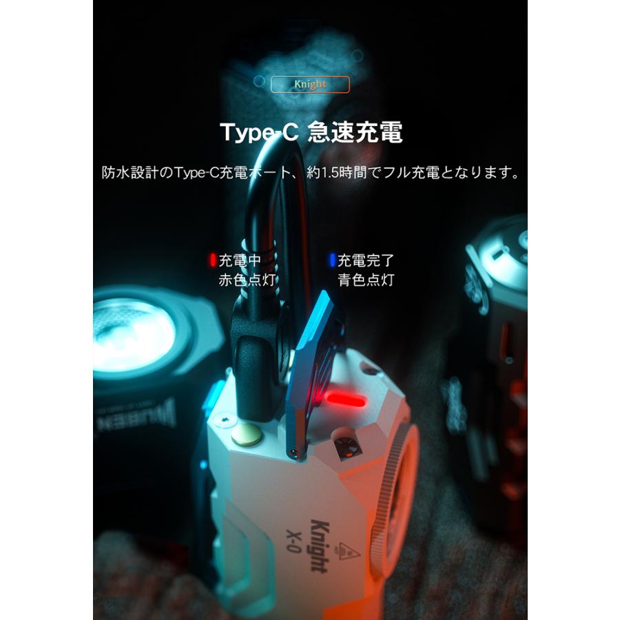 WUBEN 【WUBEN X0】 LED充電式フラッシュライト 明るさ最大1100