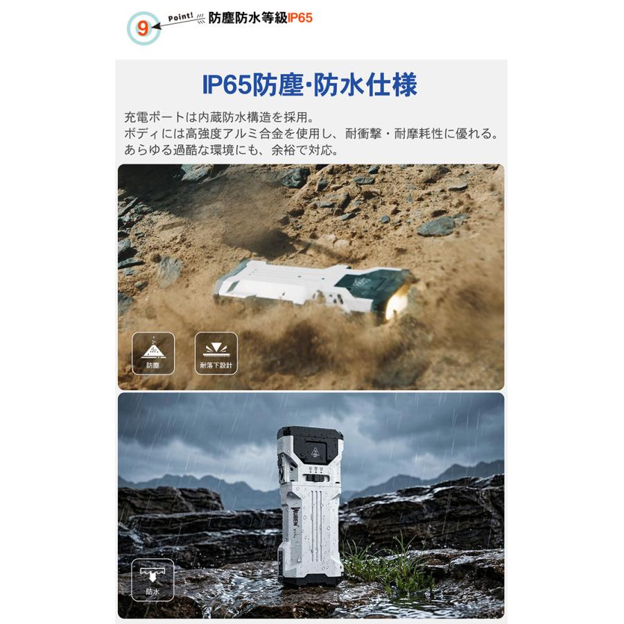 爆買】【WUBEN】【X1Pro】 LED懐中電灯 ledハンディライト フラッシュ