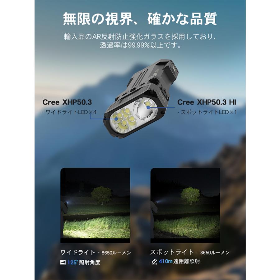 WUBEN】【X1Pro】 LED懐中電灯 ledハンディライト フラッシュライト