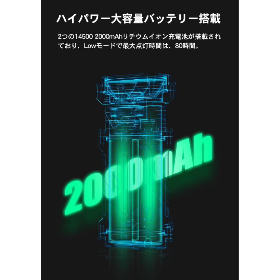 WUBEN（ウーベン） 【WUBEN X2-CP 銅素材】 LED充電式フラッシュライト