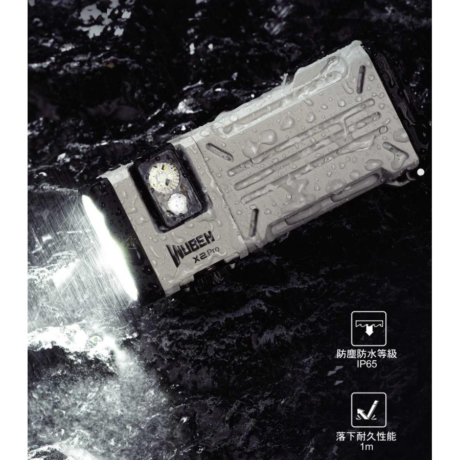 WUBEN　X2(グラデーション色）ハンディライトコンパクト懐中電灯超強力 キャンプの夜道を照らす懐中電灯にWUBEN X2がおすすめ！小型