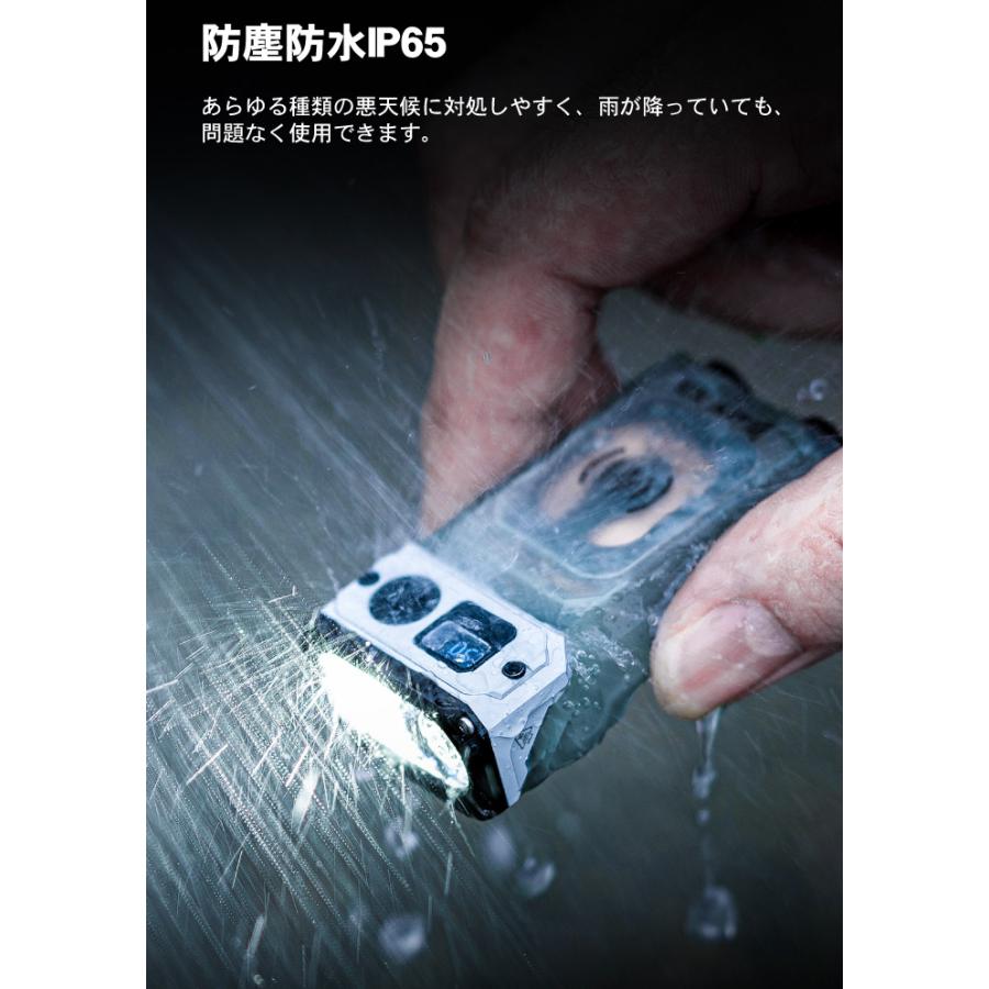 【WUBEN】【X3】[送料無料]【充電ボックス付】超小型軽量 手のひらサイズLED懐中電灯 ledハンディライト フラッシュライト[TYPE-C充電][LED] | WUBEN | 18