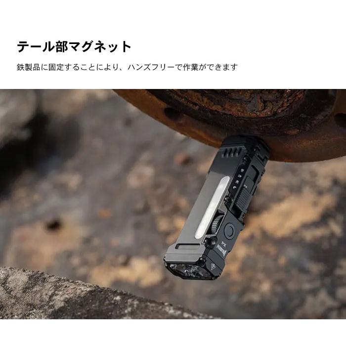 【WUBEN】【X4】超小型 LED懐中電灯 ledハンディライト フラッシュライト 明るさ最大1500ルーメン[ワイド+スポット同時点灯] | WUBEN | 18