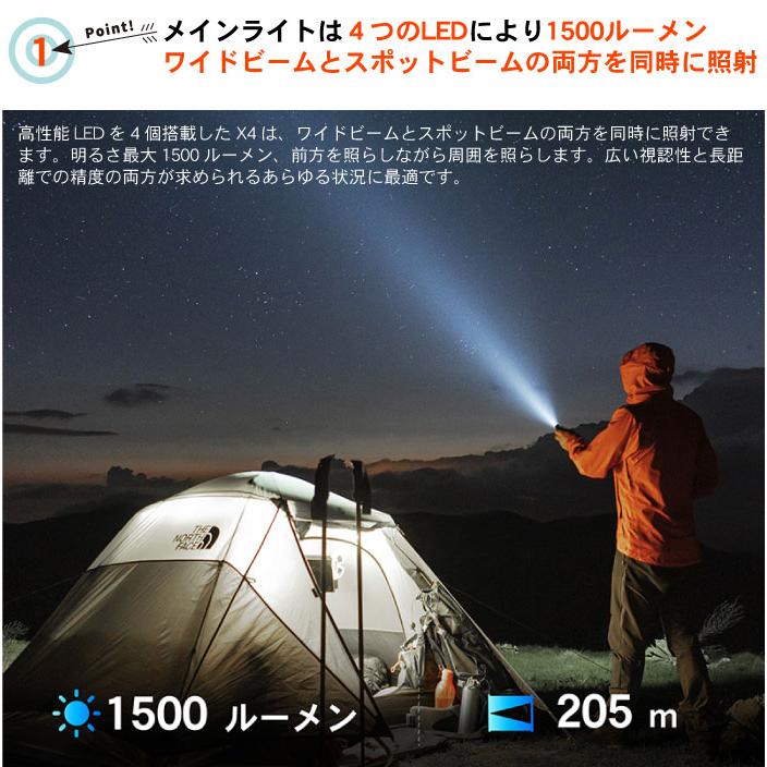 【WUBEN】【X4】超小型 LED懐中電灯 ledハンディライト フラッシュライト 明るさ最大1500ルーメン[ワイド+スポット同時点灯] | WUBEN | 06