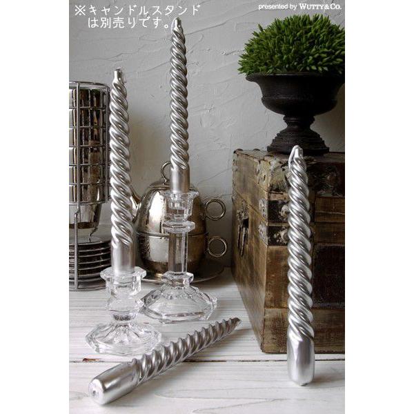 キャンドル スパイラル 4本set Silver ロウソク ローソク Cn 0006 Wutty Co Yahoo ショッピング店 通販 Yahoo ショッピング