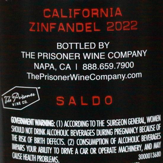 サルド ジンファンデル 2022 赤ワイン 正規品 : World Wine FLORA