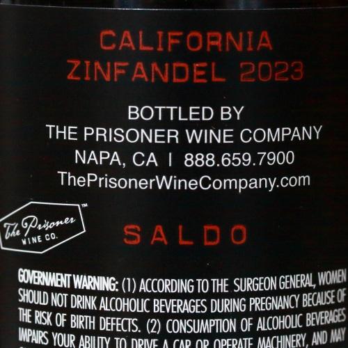 サルド ジンファンデル 2023 赤ワイン 正規品 : World Wine FLORA