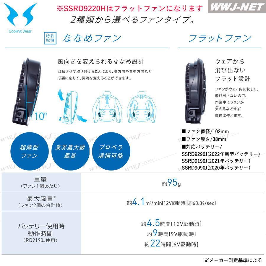 空調風神服 【ハイパワーファンセットのみ】 サンエス RD9220H