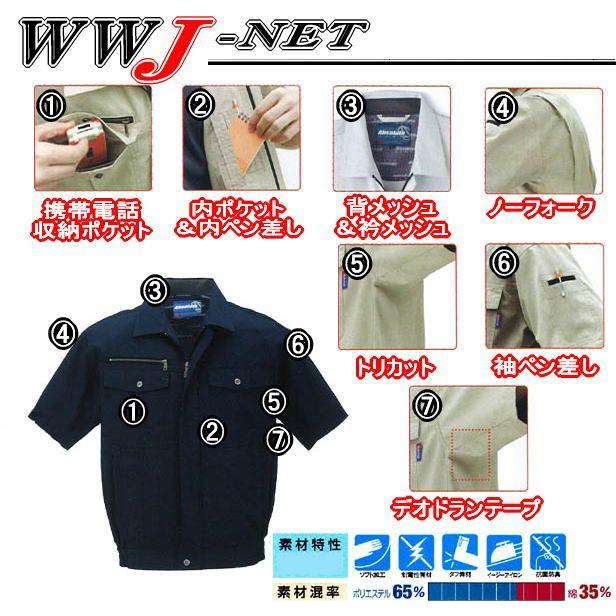 SOWA 半袖ブルゾン 611 通年 制電 消臭 イージーケア ジャケット 作業着 作業服 桑和 プロユニステッカー付 SOWA 桑和 長袖ブルゾン 613 作業服 作業着 春夏 制電性 消臭 イージーケア｜作業服・作業着の総合通販専門店【ミチオショップ】