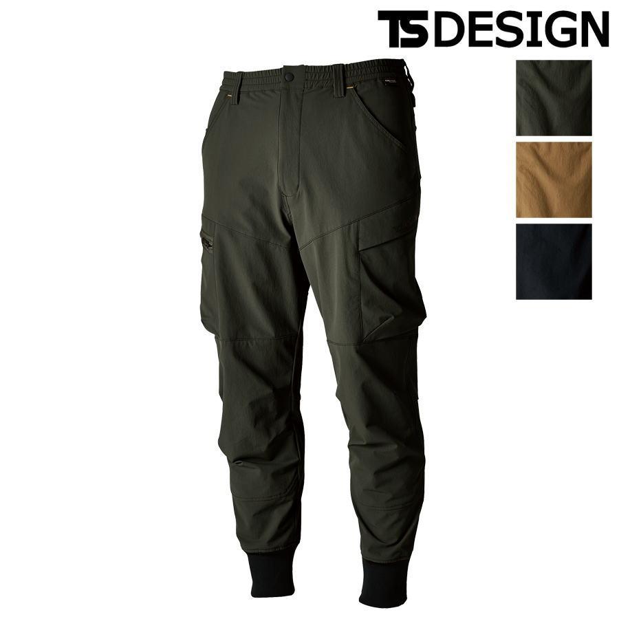 TS DESIGN 作業服 作業着 55314 カーゴパンツ 裾リブ ウエスト TS DESIGN 作業服 作業着 55314 カーゴパンツ 裾リブ ウエスト
