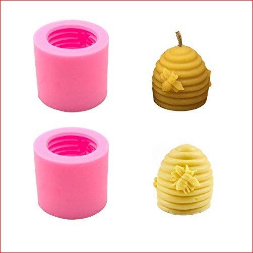 最先端 Moldfun 2 Pack Bee Silicone Molds For Handmade Soap Cake Fondant Decorating Candy Chocolate Candle Resin Wax Crayon Melt Polymer Clay 超大特価 Rebeladm Com Br