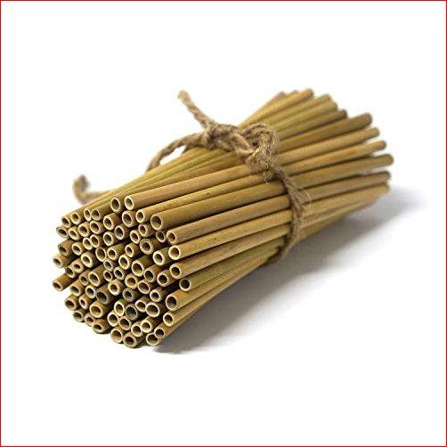 IA Crafts 竹製スティック 竹製ストロー 竹製ステーク クラフト用品 手作り 天然竹色 長さ5.7インチ〜5.9インチ 0.20｜wwsh-japan