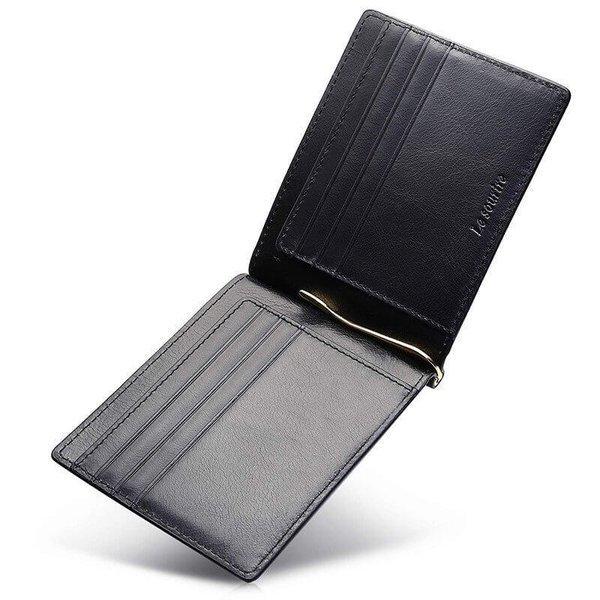 Le sourire マネークリップ メンズ オイルレザー カード7枚収納