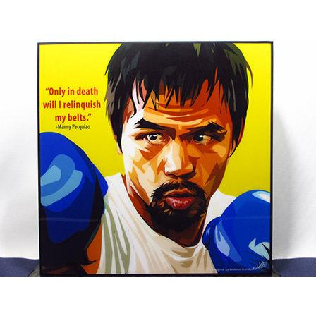 新品 No 202】 ポップアートパネル マニー パッキャオ ボクシング
