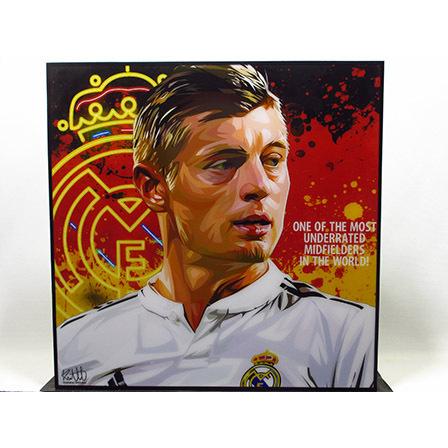 タツ・新品 No 107】ポップアートパネル エデン アザール サッカー