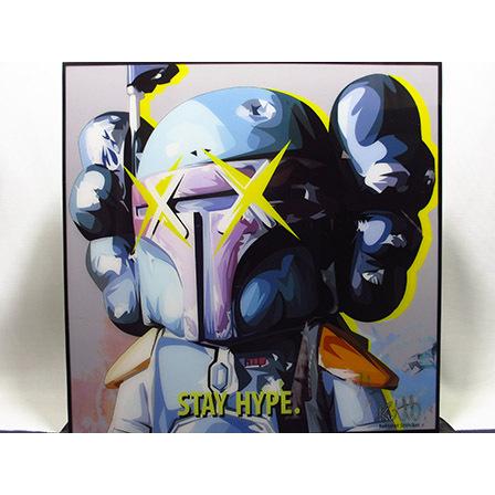 輸入雑貨　天然水晶石　KAWS(カウズ)　クリスタルアート　宝石 Amazon.co.jp: アートパネル ブランドオマージュ 水晶絵