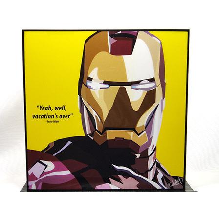 【ひろ・新品 No 39】ポップアートパネル アイアンマン アベンジャーズ 新品 No 39】 ポップアートパネル アイアンマン アベンジャーズ