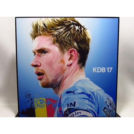 新品 No 602】 ポップアートパネル ケヴィン デ ブライネ サッカー