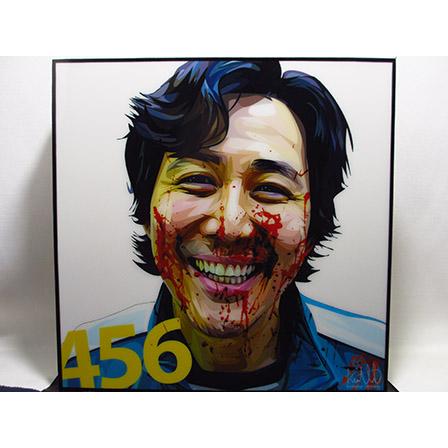 新品 No 634】 ポップアートパネル ソン ギフン イカゲーム