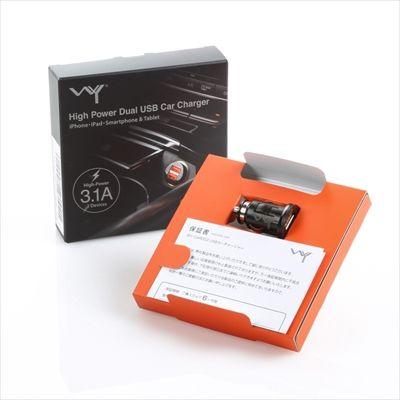 USB 2ポート カーチャージャー シガーソケット 充電器 2連 軽量 コンパクト 車 usb 充電 タイプc ライトニングケーブル 車載 iphone ipad android スマホ WY |  | 05