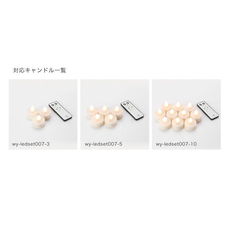 LEDティーキャンドルライト3.9センチ 専用リモコン 1個 [WY-LEDSET007-3／WY-LEDSET007-5／WY-LEDSET007-10シリーズ共通] ネコポス ポイント消化 WY |  | 02