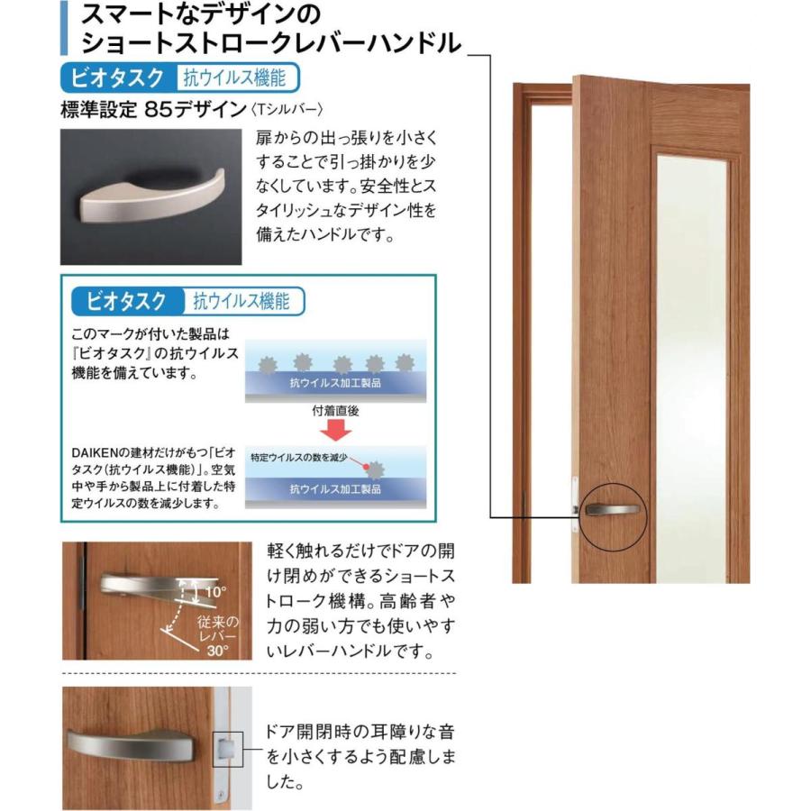 大建ドア　防音ドアWタイプ　00デザイン　枠(固定枠154　枠外幅780,755,850　大建工業業務用ドア　169)