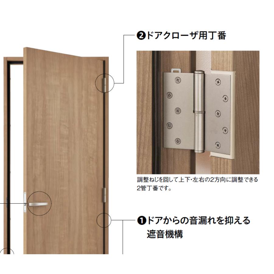 カラオケド 防音ドア G30タイプ カラオケ店舗向け EXデザイン 枠外幅