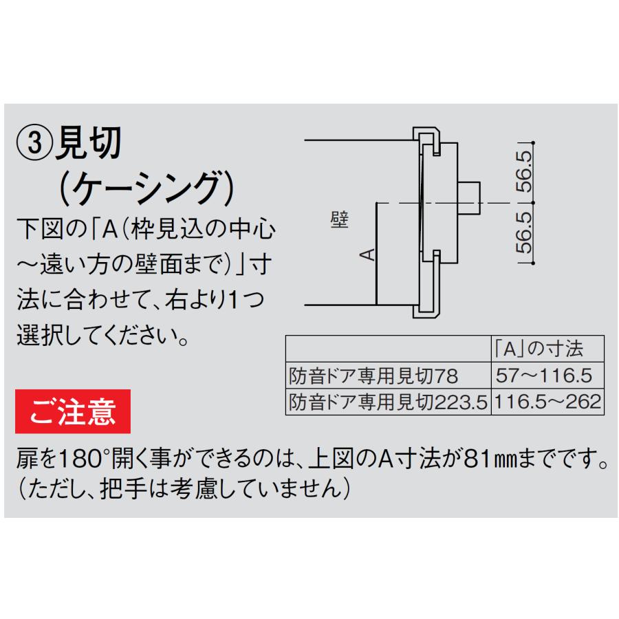 大建防音ドア スペシャル(S) 防音タイプ 枠820幅 S01デザイン 片開き