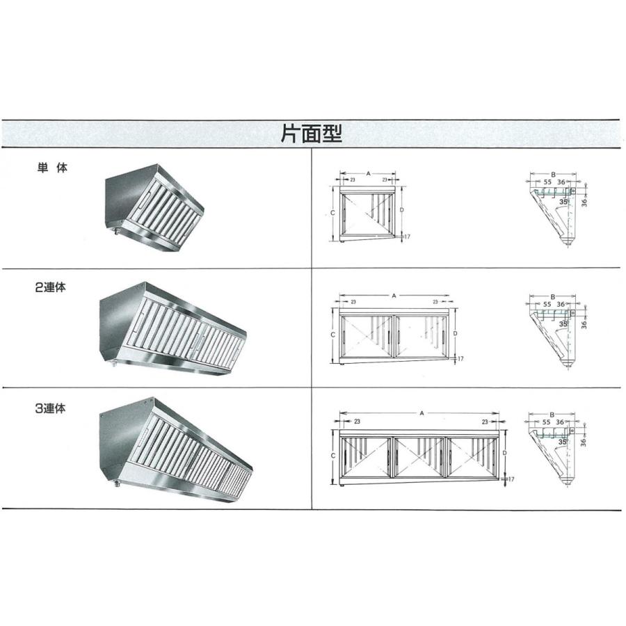 クラコ　グリスフィルター　DC-502H　DCタイプ　片面２連体型　ダブルチェック