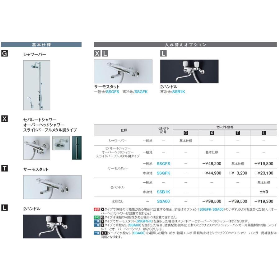 【送料無料】TOTO シャワールーム JSV0808UL タイプ 内法寸法:D800×W800×H2030mmJSV0808L★(メーカー直送,オプション変更可)|x-cellents|07