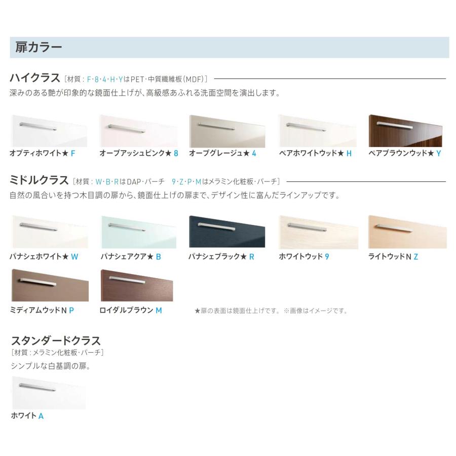 送料無料 TOTO 洗面化粧台5点セット オクターブ 間口1650 化粧台本体1200+三面鏡 タッチレスワイドLED/エコ無し+トールキャビネット LDSFB120BDJBN1 | オクターブ（TOTO） | 03