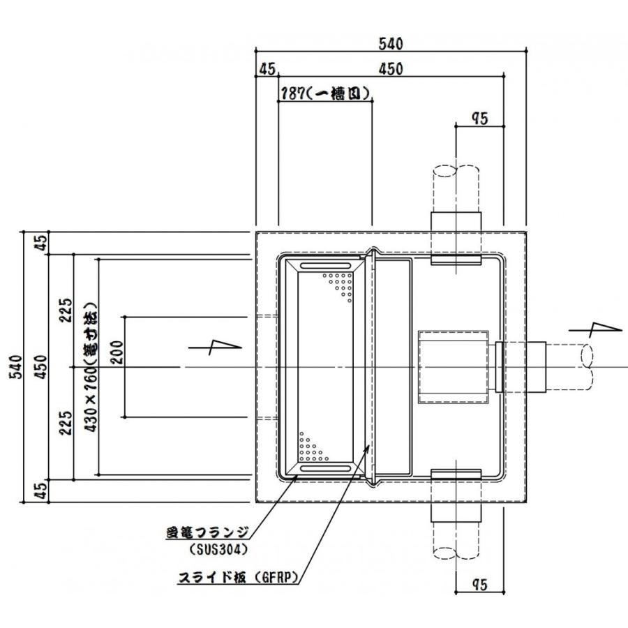 下田エコテック FRP製浅型 グリーストラップ 10SRZLIII型 SK-10S-RZL