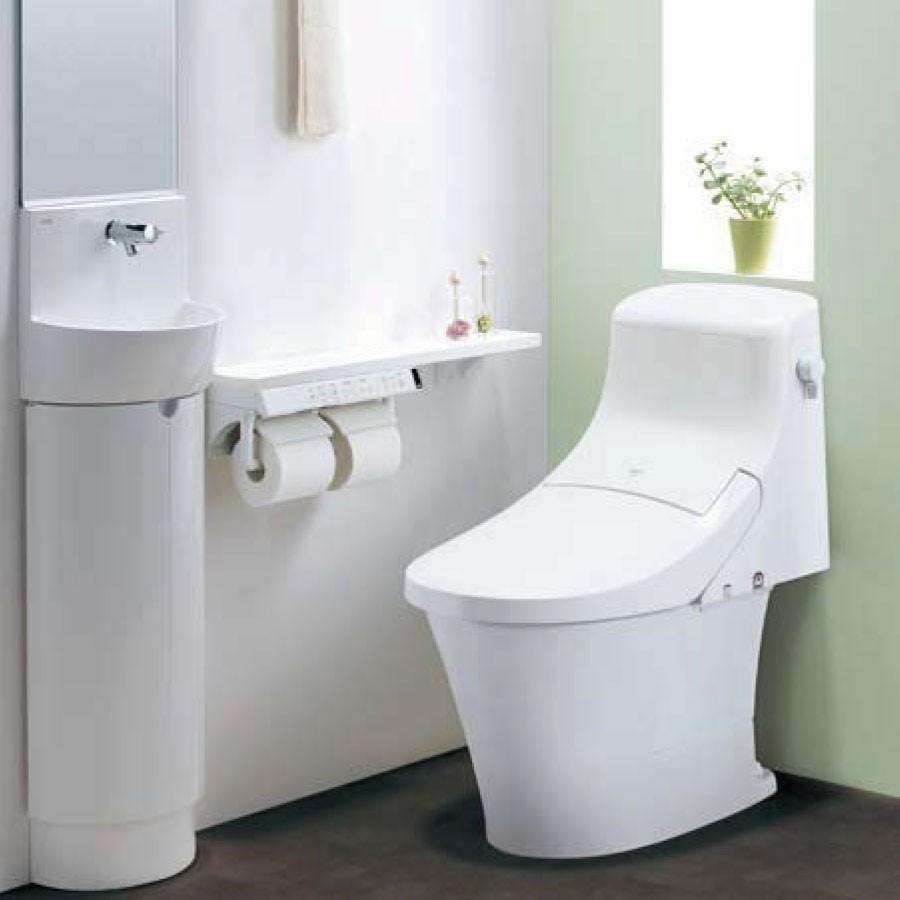 一体型便器 アメージュシャワートイレ(手洗なし) 床排水 アクア 一体型便器 アメージュシャワートイレ(手洗なし) 床排水 アクア