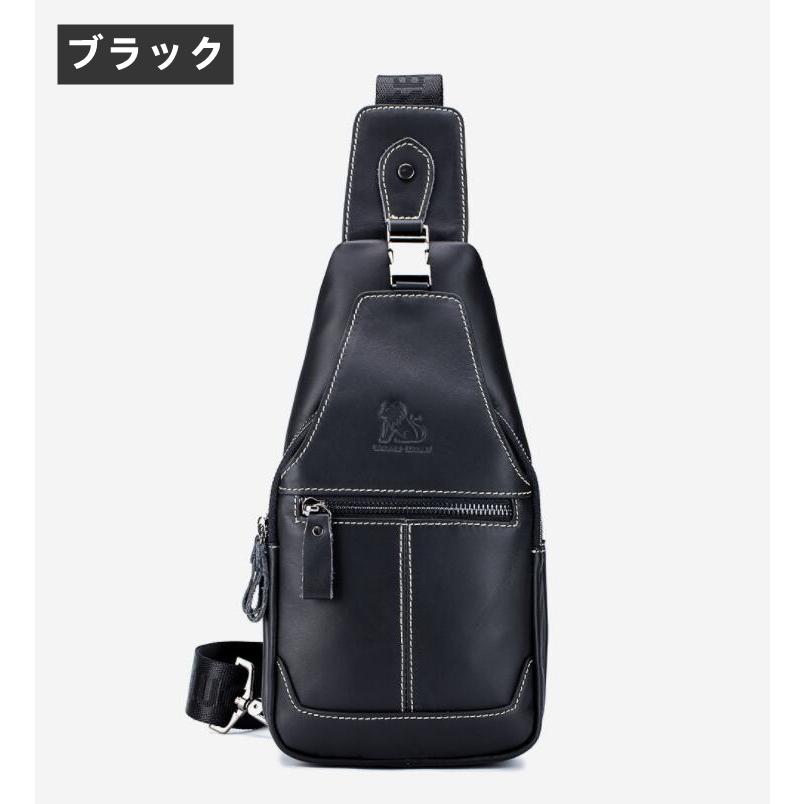 ショルダーバッグ メンズ ボディバッグ 本革 大容量 肩掛けバッグ 斜めがけバッグ 防水 ワンショルダーバッグ  斜めがけ iPad収納可能 人気 通勤 旅行 盗難防止 |  | 10