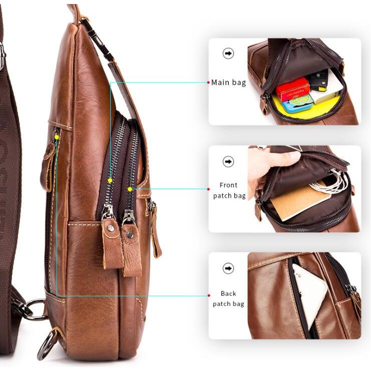 ショルダーバッグ メンズ ボディバッグ 本革 大容量 肩掛けバッグ 斜めがけバッグ 防水 ワンショルダーバッグ  斜めがけ iPad収納可能 人気 通勤 旅行 盗難防止 |  | 03