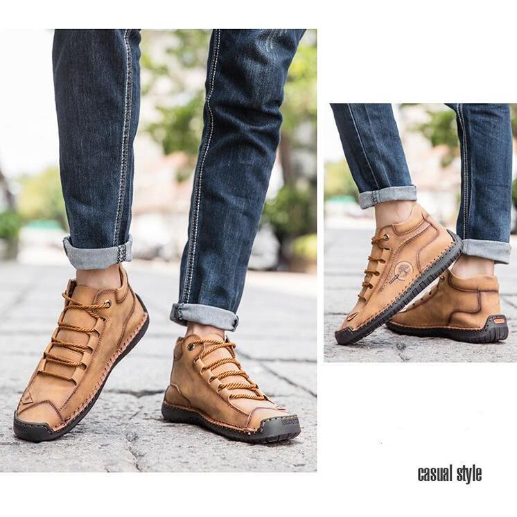 ドライビングシューズ メンズ ドライビングシューズ ハイカット レザー おしゃれ 革靴