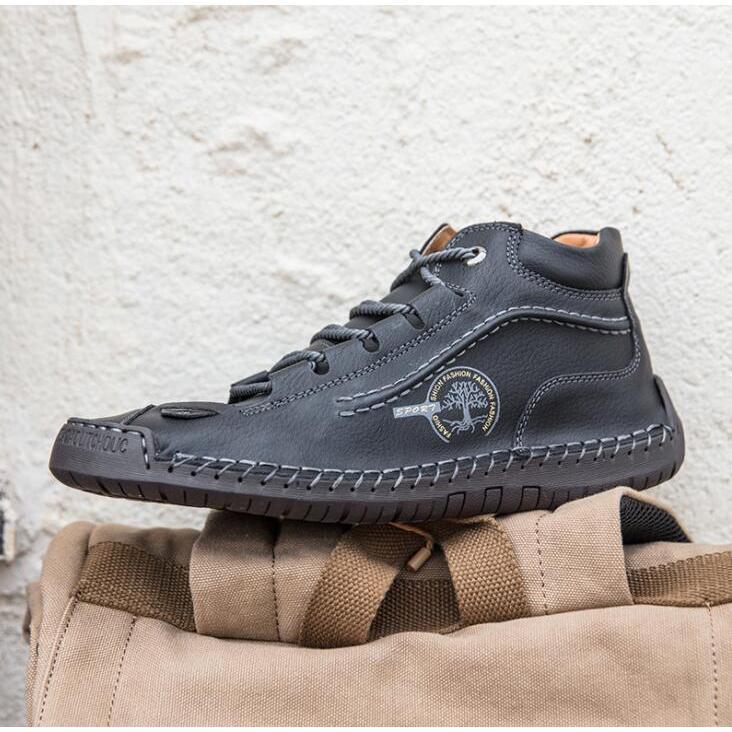 メンズ ドライビングシューズ ハイカット レザー おしゃれ 革靴 レースアップシューズ 紳士靴 ウォーキングシューズ カジュアル 軽量 スニーカー 旅行 運転用 |  | 07