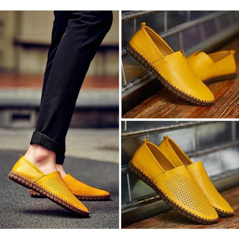 メンズ ドライビングシューズ 本革 ローファー スリッポン モカシン