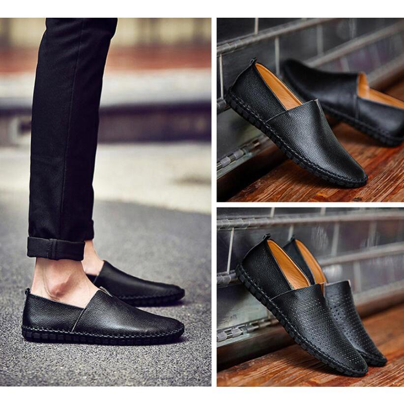 メンズ ドライビングシューズ 本革 ローファー スリッポン モカシン