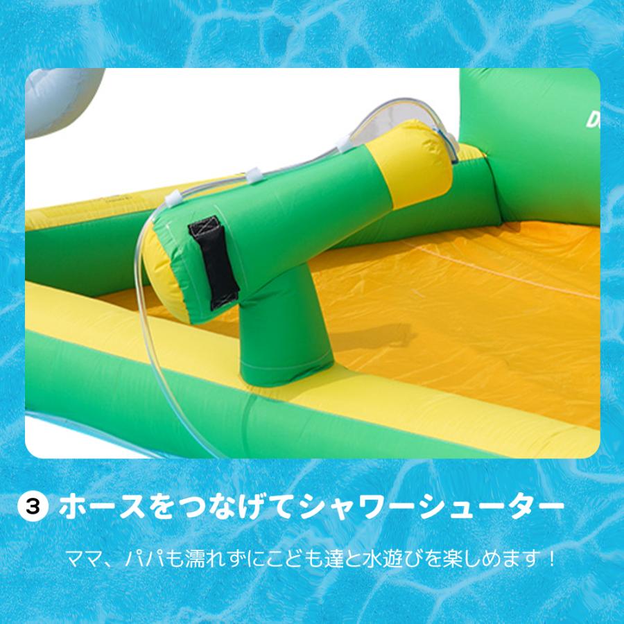 2024年最新モデル 動物園 大型 プール エアー 遊具 滑り台 ビニールプール 大型プール トランポリン すべり台 エアー遊具 キッズハウス プレイハウス プレゼント |  | 08