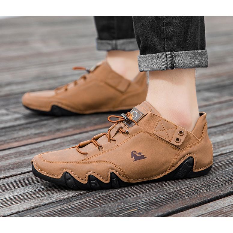 新品 メンズ 革 カジュアルシューズ ドライビングシューズ ウォーキングシューズ  おしゃれ 運転靴 軽量 疲れない 歩きやすい 6カラー EEE 大きいサイズ |  | 11