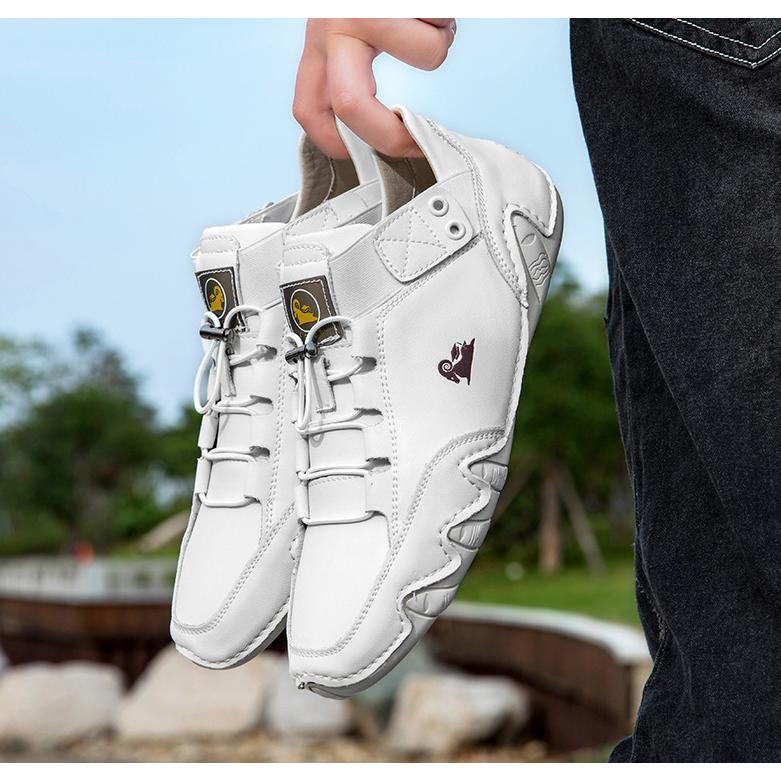 新品 メンズ 革 カジュアルシューズ ドライビングシューズ ウォーキングシューズ  おしゃれ 運転靴 軽量 疲れない 歩きやすい 6カラー EEE 大きいサイズ |  | 06