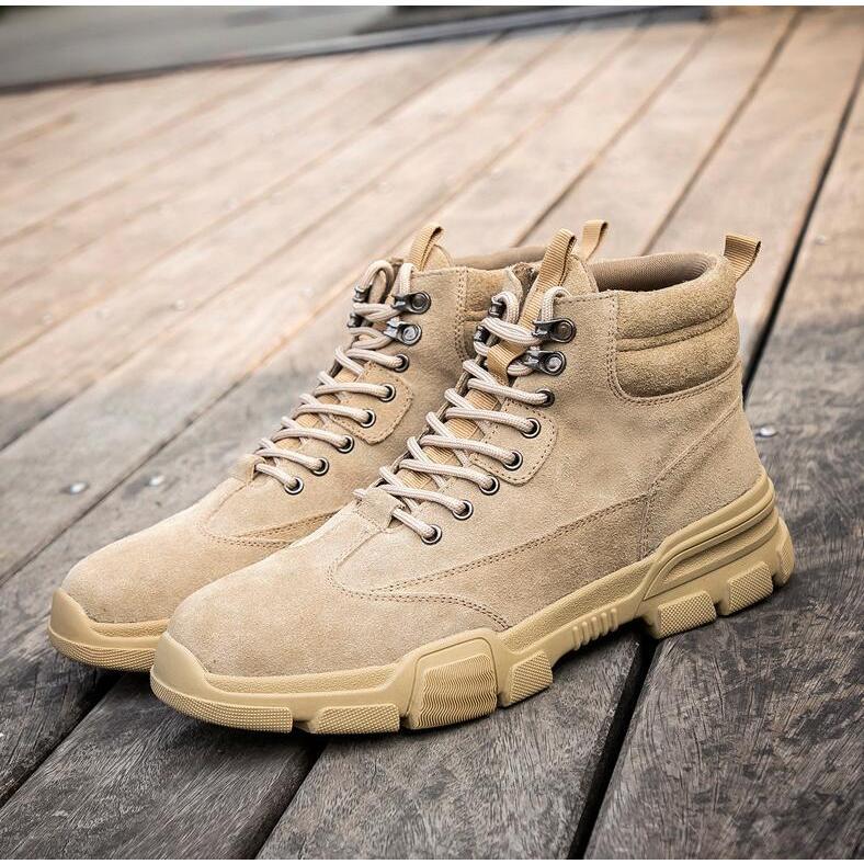 安全靴 作業靴 おしゃれ ハイカット あんぜん靴 革靴 スエード 工事